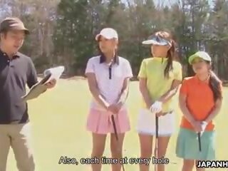 Азиатки голф има към бъде извратен в един начин или друг: мръсен филм c4 | xhamster